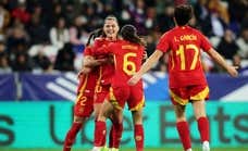 La Selección aguantó los avisos de Francia y Montse Tomé se tomará tranquila las uvas