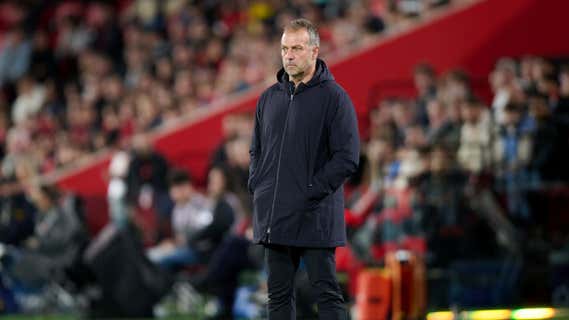 Hansi Flick, entrenador del Barcelona, en Mallorca. /GETTY