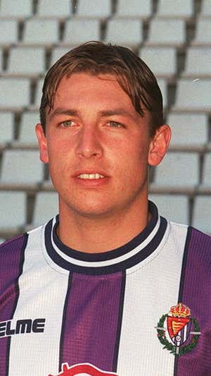 Heinze, con 18 años, al llegar al Valladolid.