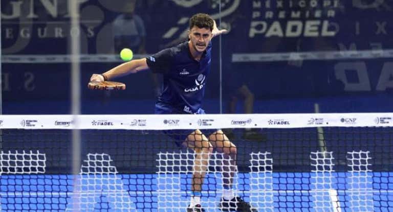 Miguel Semmler, en el México Major Premier Padel.