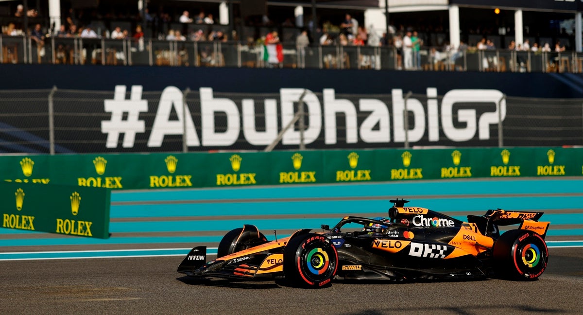 McLaren domina los Libres 3 en Abu Dabi con Piastri por delante de Norris