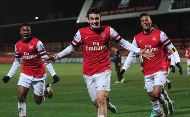 Jon Toral perteneció a los 'gunners' entre 2011 y 2017. Getty Images
