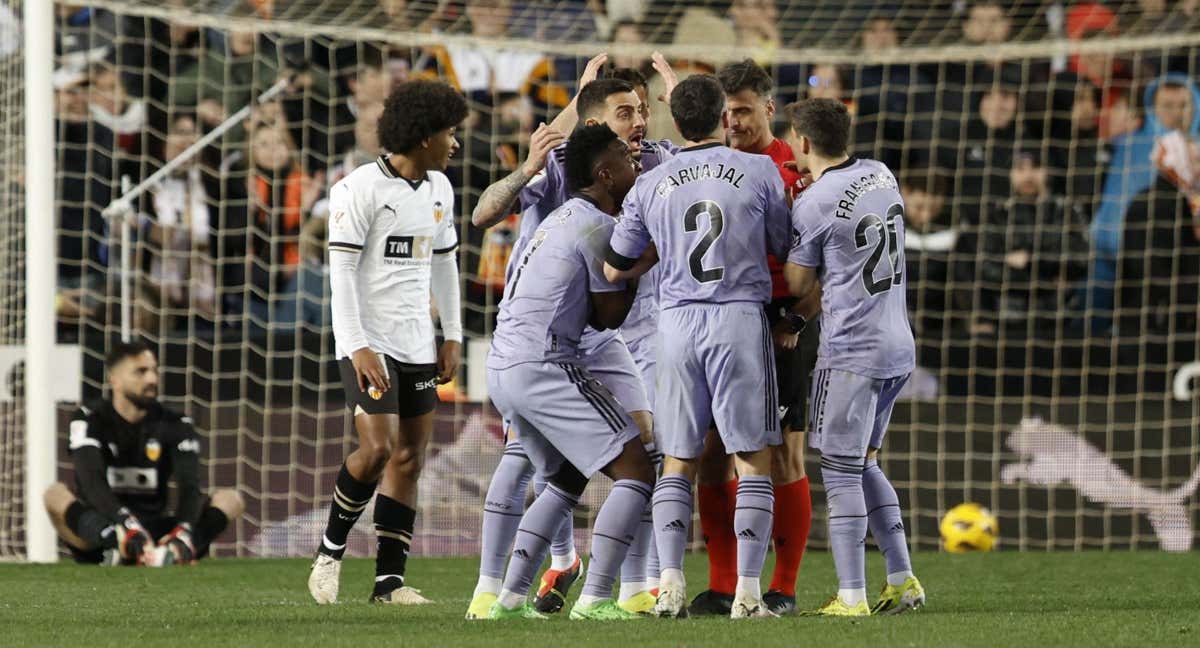 Imagen de archivo del Valencia-Real Madrid de la temporada pasada.