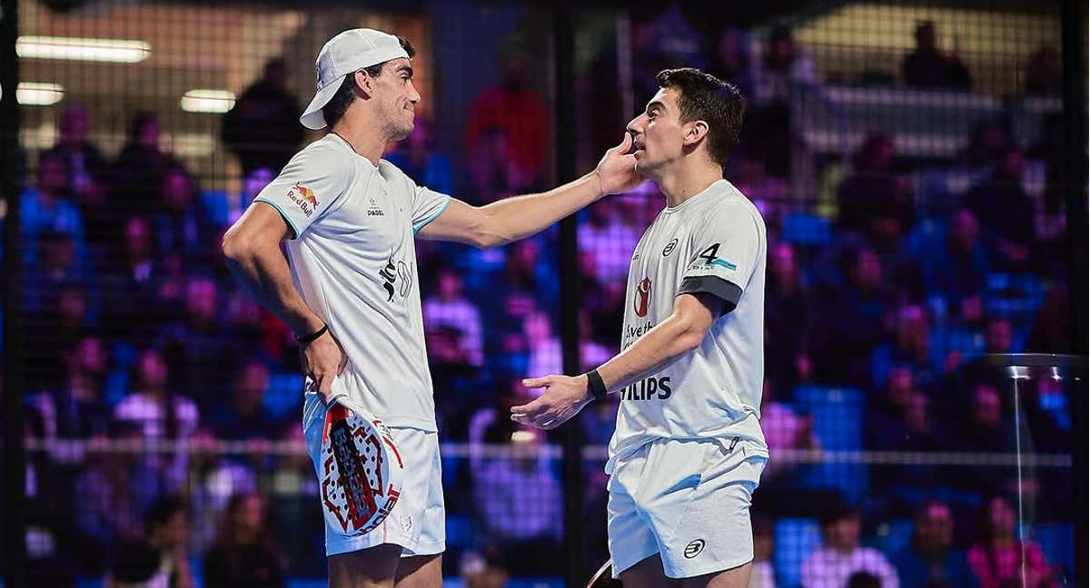 Lebrón y Di Nenno separarán sus caminos tras el Premier Padel Finals de Barcelona. /Premier Padel