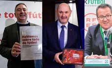 Quiénes son Gomar, Louzán y Merchán, los candidatos en las primeras elecciones de la RFEF con tres aspirantes en 20 años