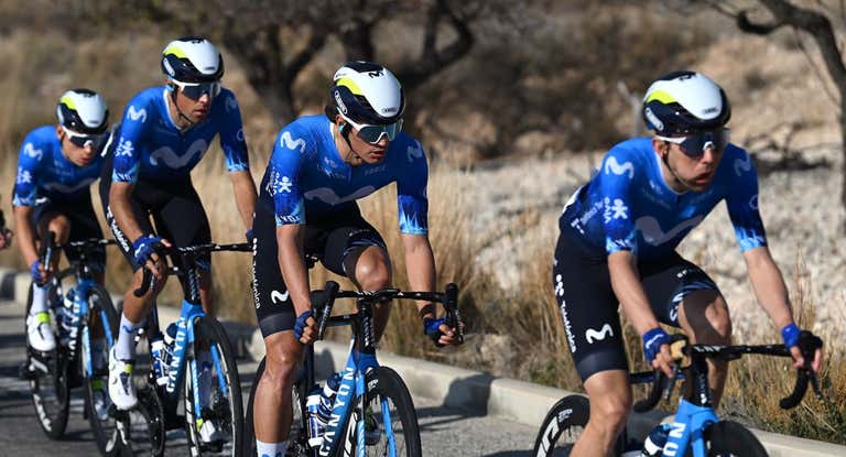 Equipo de Movistar Team.
