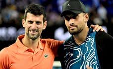 La última sorpresa del show de Nick Kyrgios: jugará con Novak Djokovic como pareja de dobles