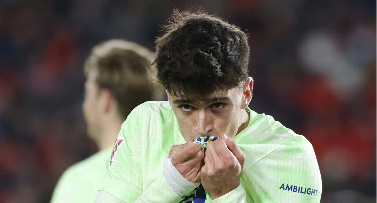 Pau Víctor marcó su segundo gol con el Barça en campo del Mallorca.