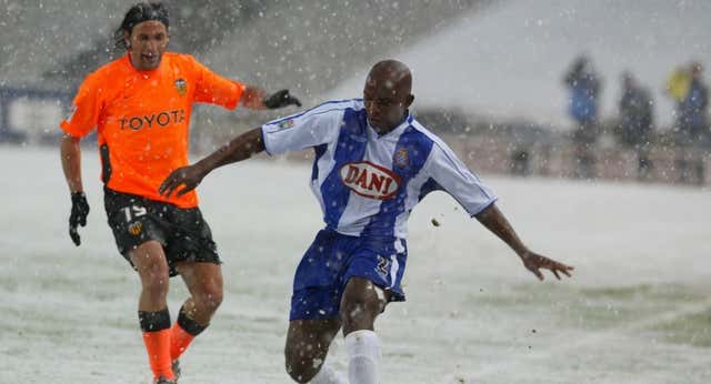 Cuando el Espanyol ganó bajo la nieve al Valencia en el campo del Barça: ‘Fredson Camara estaba como un niño pequeño’