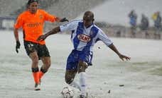 Cuando el Espanyol ganó bajo la nieve al Valencia en el campo del Barça: "Fredson Camara estaba como un niño pequeño"