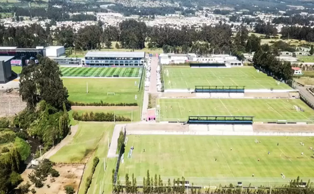 Complejo deportivo de Independiente del Valle. INSTAGRAM.