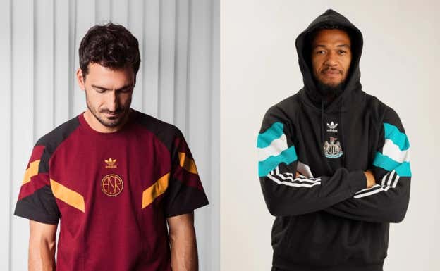 Colecciones lifestyle de Roma o Newcastle  adidas football