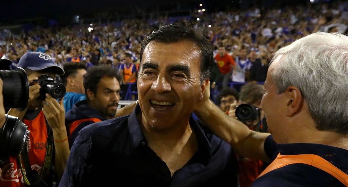 Quinteros celebra el triunfo de la pasada semana.