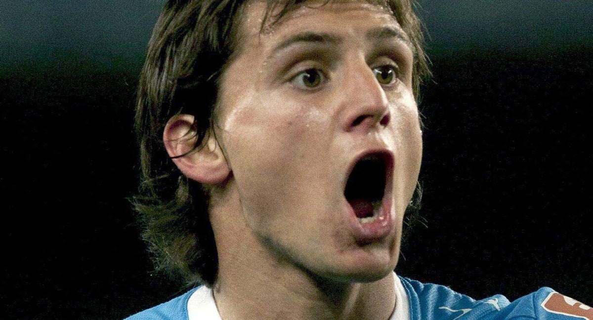 Piatti, durante su etapa en el Almería.
