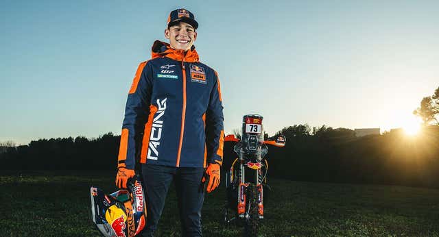 Edgar Canet competirá en el Dakar 2025 con sólo 19 años: “Sé que es una moto ganadora”