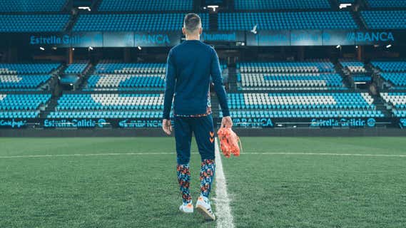Iago Aspas, en un instante del vídeo con el que el Celta anunció su renovación. /RC CELTA