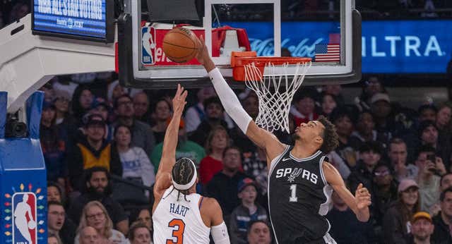 Wembanyama y Mikal Bridges dan una exhibición antológica en la victoria de los Knicks sobre San Antonio Spurs