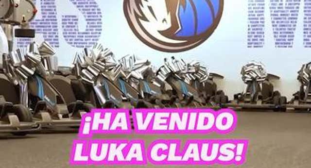 El jugador de los Mavs ha regalado karts eléctricos a toda la plantilla y el staff de Dallas.
