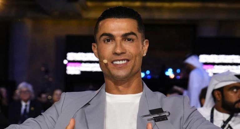 Cristiano Ronaldo, en los Globe Soccer Awards.