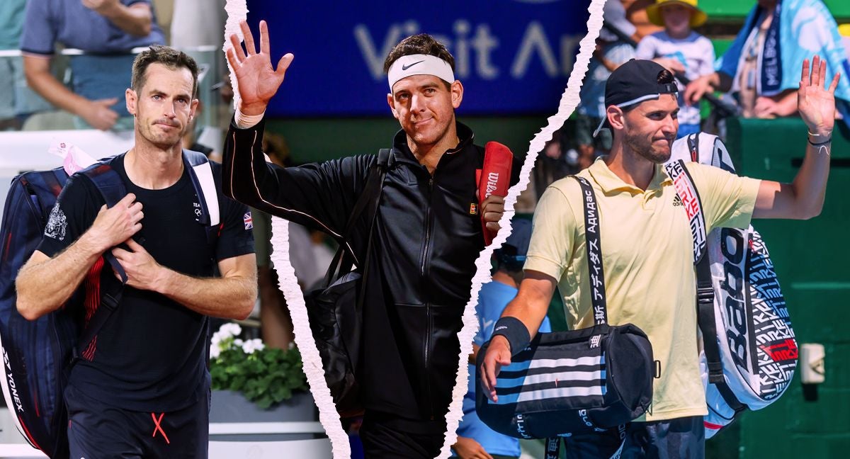Murray, Del Potro y Thiem desafiaron al Big Three pero acabaron sucumbiendo físicamente.