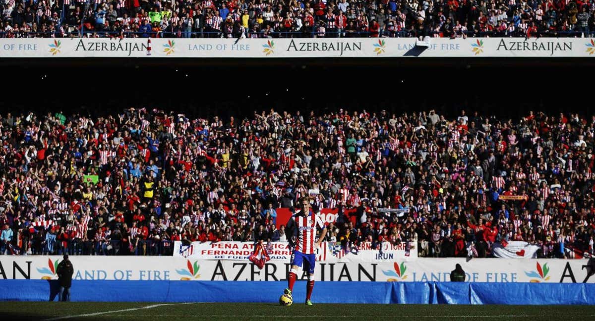 Torres durante la presentación en el Calderón. /AGENCIAS