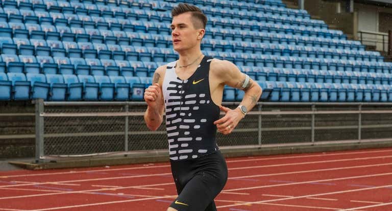 Jakob Ingebrigtsen en un entrenamiento.