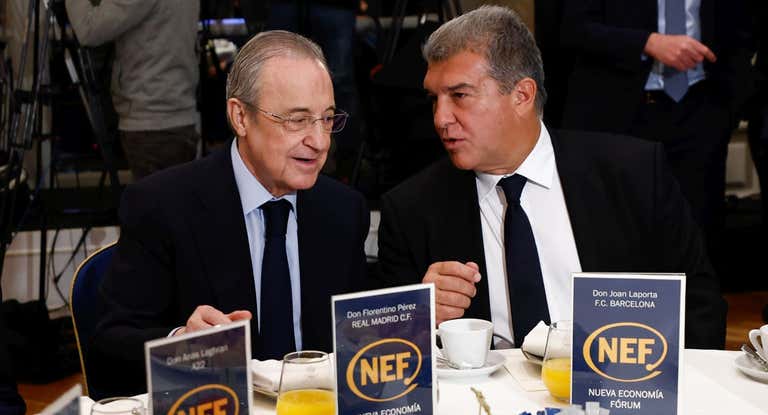 Florentino Pérez y Joan Laporta.