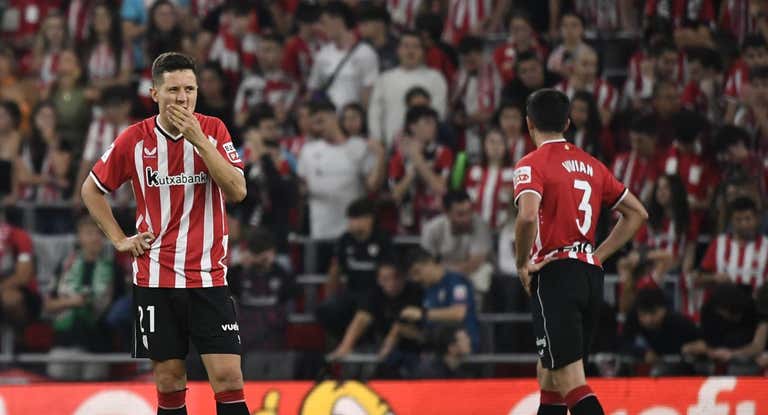 Ander Herrera, durante un partido con el Athletic.
