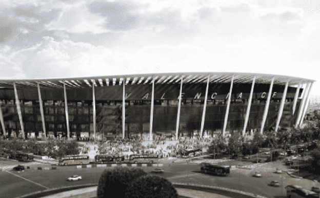 El proyecto del Nou Mestalla de 2017.  Valencia C.F