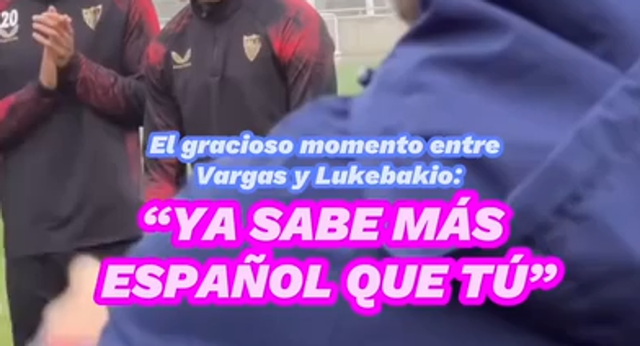 Agoumé se metió con Lukebakio porque según él, el nuevo fichaje Vargas, ya sabe más español que el belga.