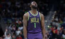La baja que le faltaba a Zion Williamson: Tras su calvario de lesiones los Pelicans le castigan sin jugar... por llegar tarde