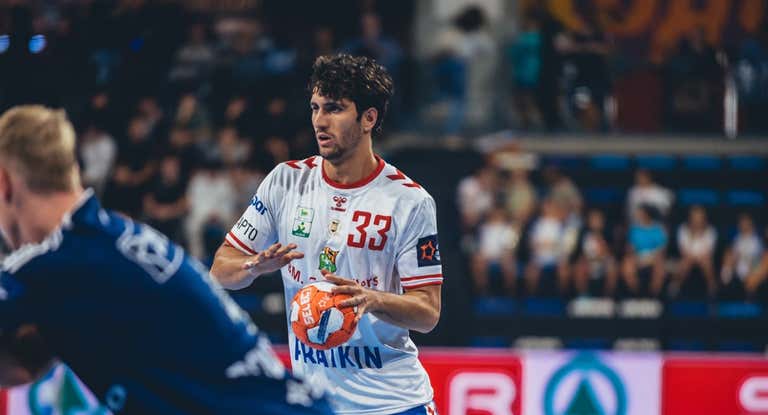 Ferran Castillo, en un partido con el BM Granollers.