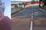 Los ciclistas se suman a la denuncia de Perico Delgado por las obras de la Comunidad de Madrid de Ayuso en el carril bici: «¡Es una chapuza!»