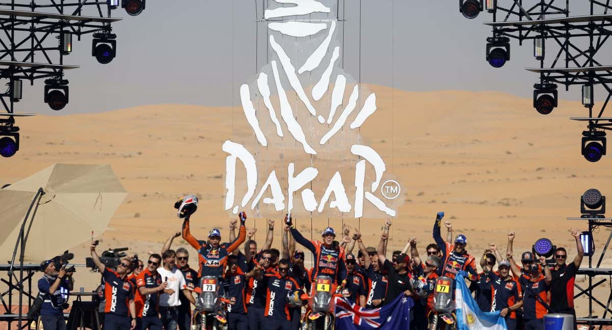 El Rally Dakar en la meta con la prueba de motos./Reuters