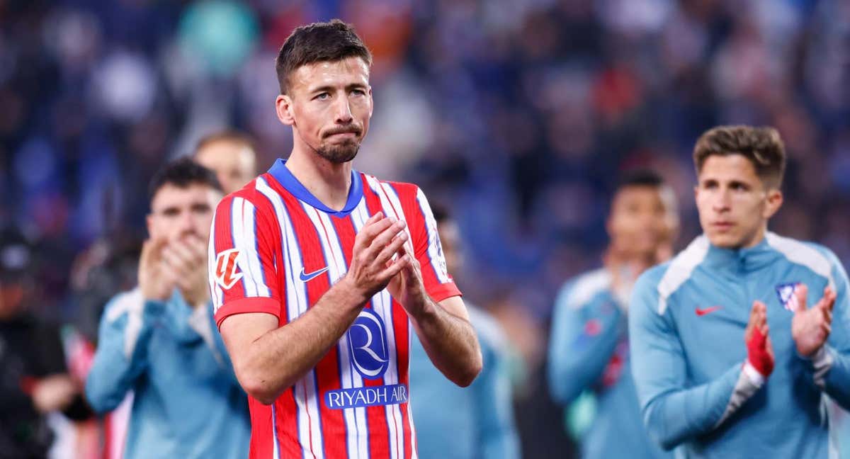 Lenglet, durante el Leganés-Atlético.