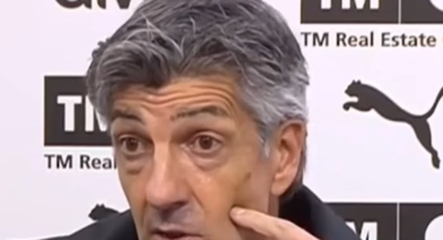 Imanol expresa su simpatía por el Valencia en rueda de prensa