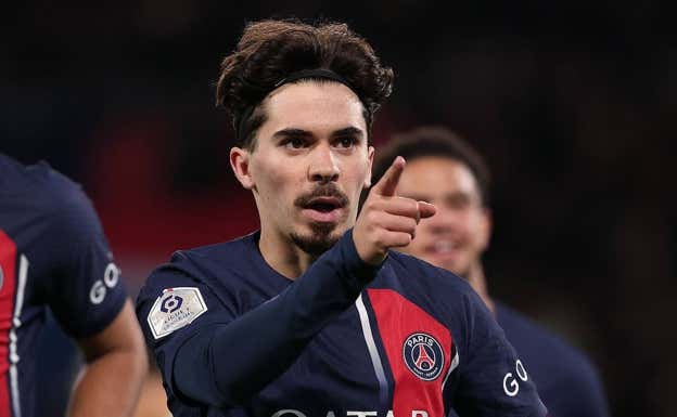 Vitinha, futbolista del PSG. AFP
