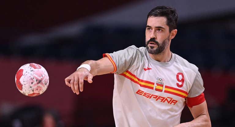 Raúl Entrerríos, en los Juegos de Tokio.