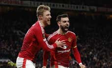 Bruno Fernandes salva al Manchester United en el descuento