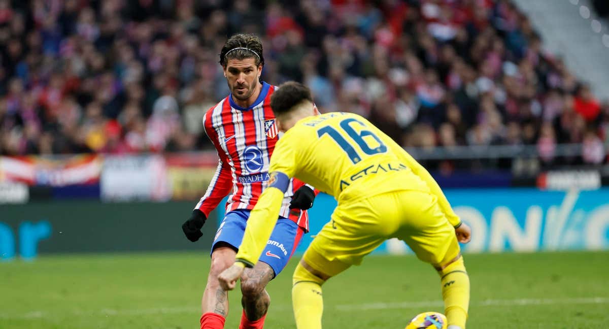 Rodrigo de Paul es baja para la jornada 22 por ciclo de amarillas.