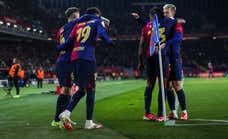 FC Barcelona 7 - Valencia CF 1: resumen, goles y resultado de LaLiga EA Sports