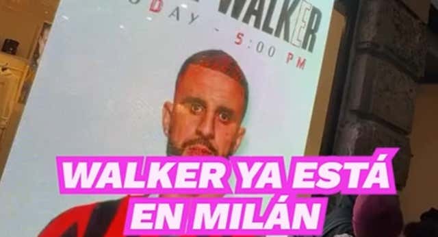 Walker se une a los de Sergio Conceição al menos hasta final de temporada.
