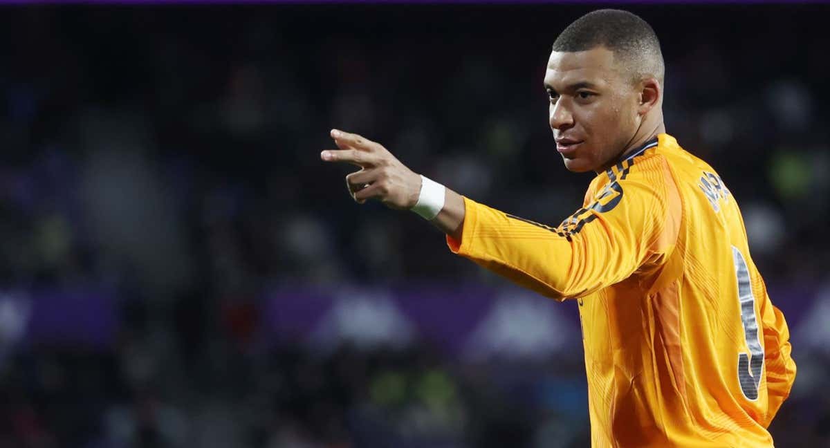 Kylian Mbappé, gran figura del Real Madrid que quiere meterse en octavos de la Champions 2024/25. /EFE