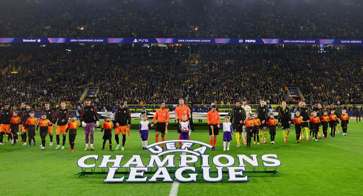 Un partido de Champions League.
