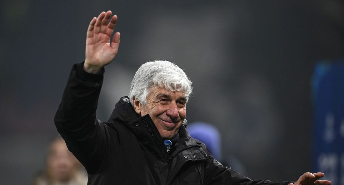 Gasperini, después de uno de los partidos del Atalanta en Bérgamo esta temporada.
