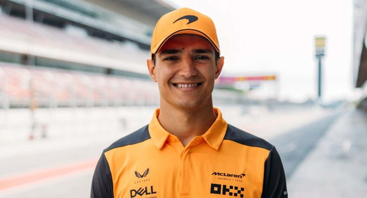 Álex Palou con los colores de McLaren. /McLaren