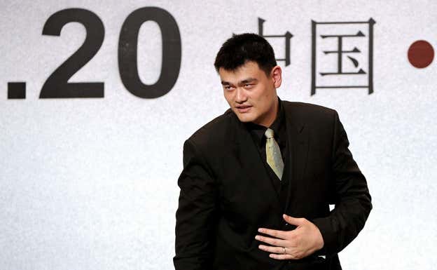 Yao Ming, embajador de la NBA en China. AFP