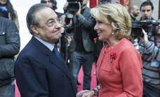 Esperanza Aguirre pide soluciones para el ruido del Bernabéu: «Florentino es mi ídolo, soy su admiradora número uno»