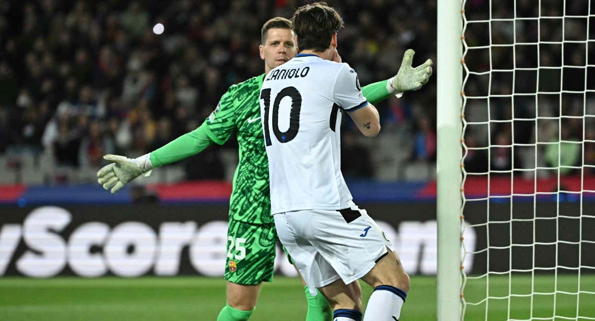 Szczesny, durante un partido del Barça. /EFE