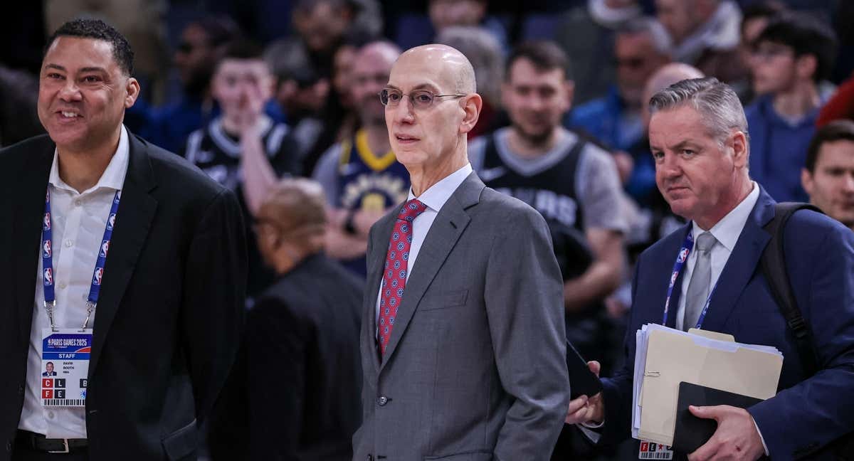 Adam Silver, en los 'NBA Paris Games 2025'./EFE